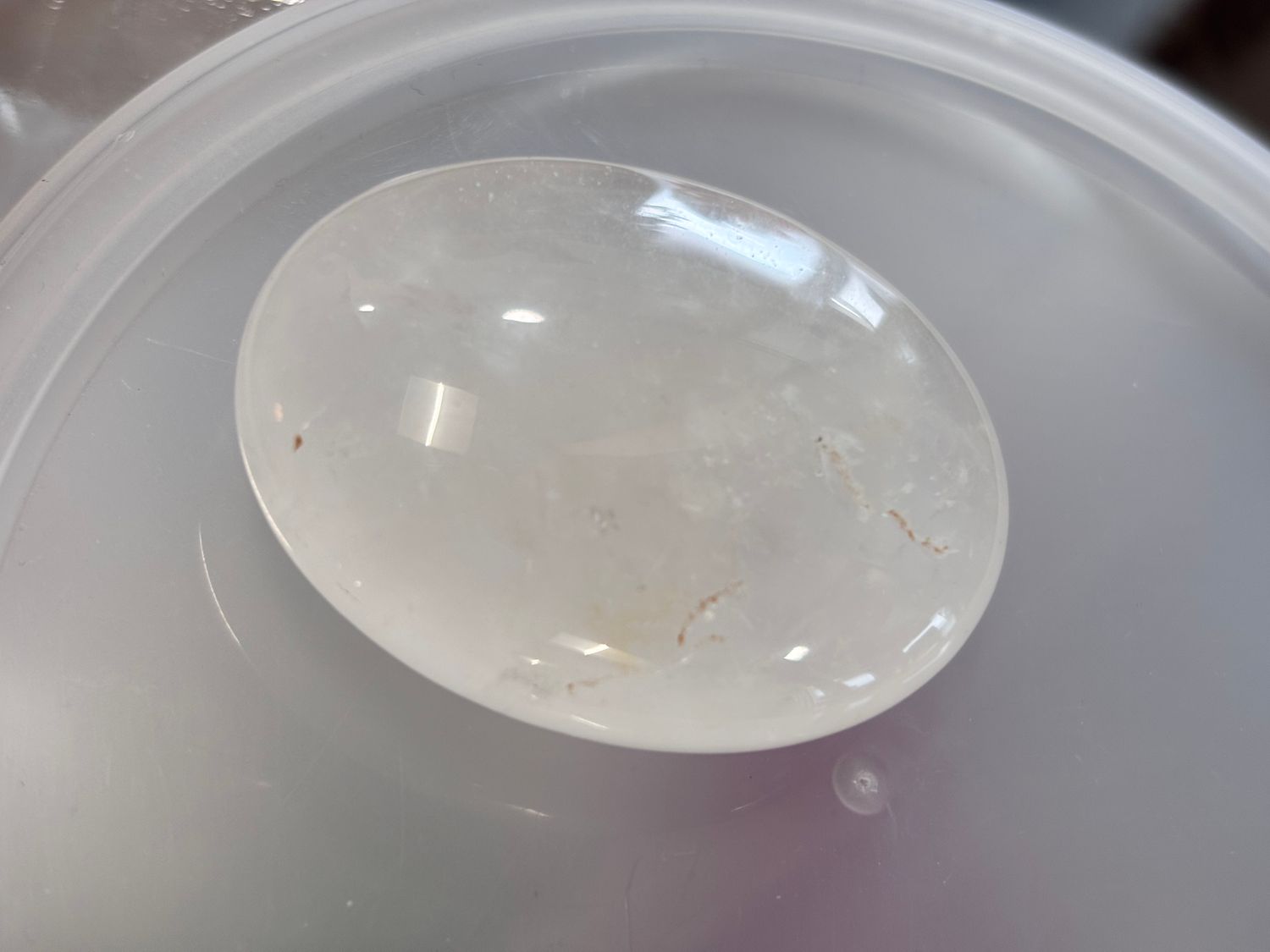 Clear Quartz Palmstone