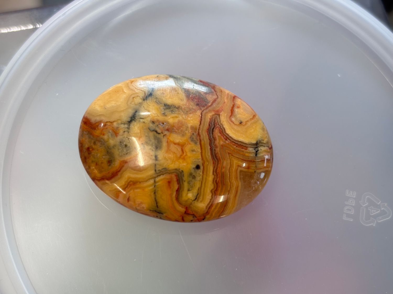 Mexican Lace Agate Palmstone