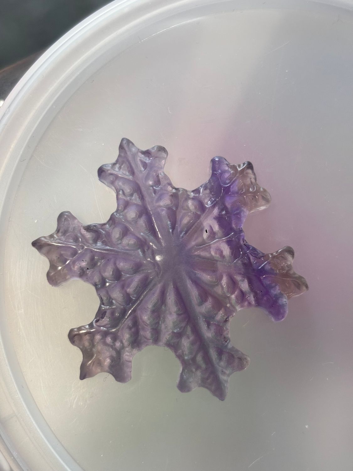Fluorite Snowflake