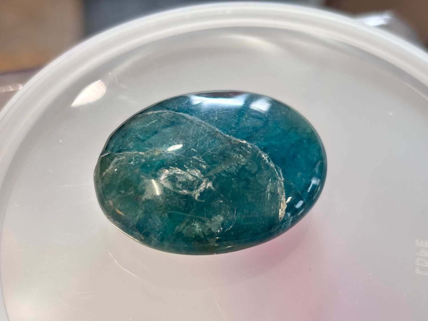 Green Fluorite Palmstone