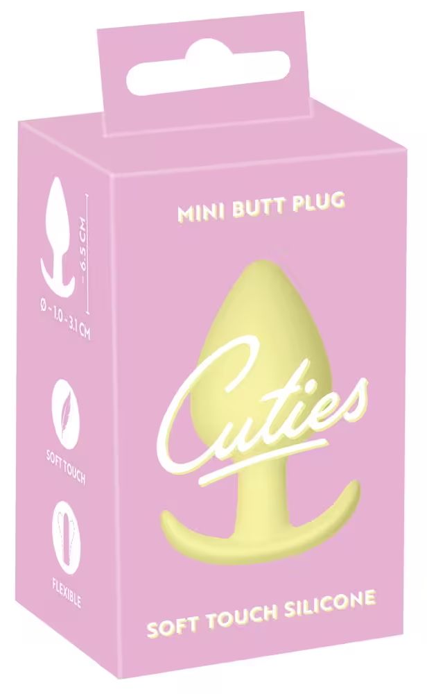 0556912 Cuties Butt Plug Yellow