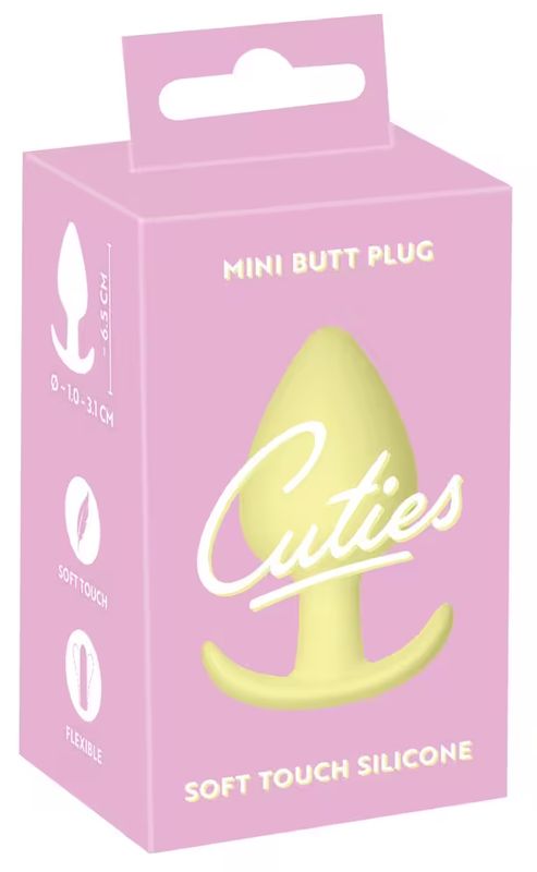 0556912 Cuties Butt Plug Yellow