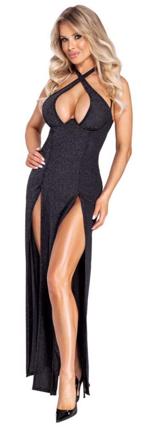 2719142 Dress Black Glitter Medium