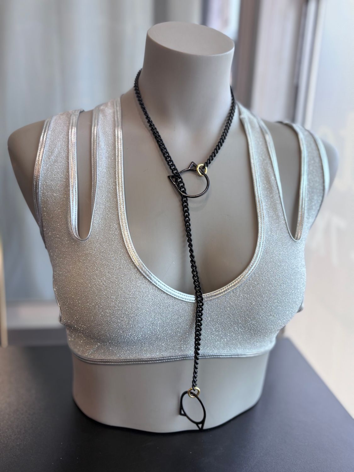 Slip Chain Black Kitty