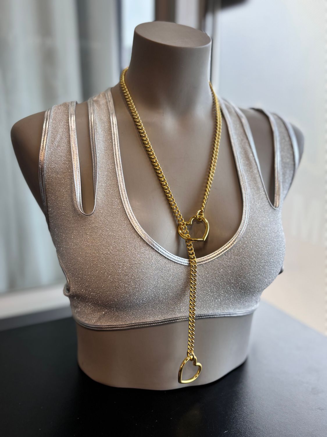 Slip Chain Gold Heart