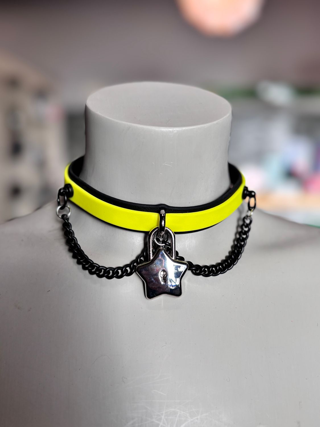 Biothane Collar Yellow W/ Lock