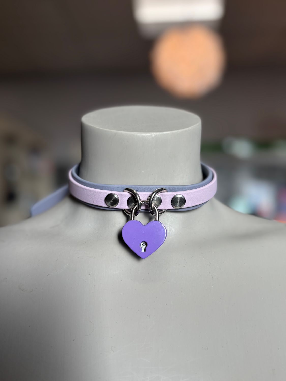 Biothane Collar Lavender W/ Lock