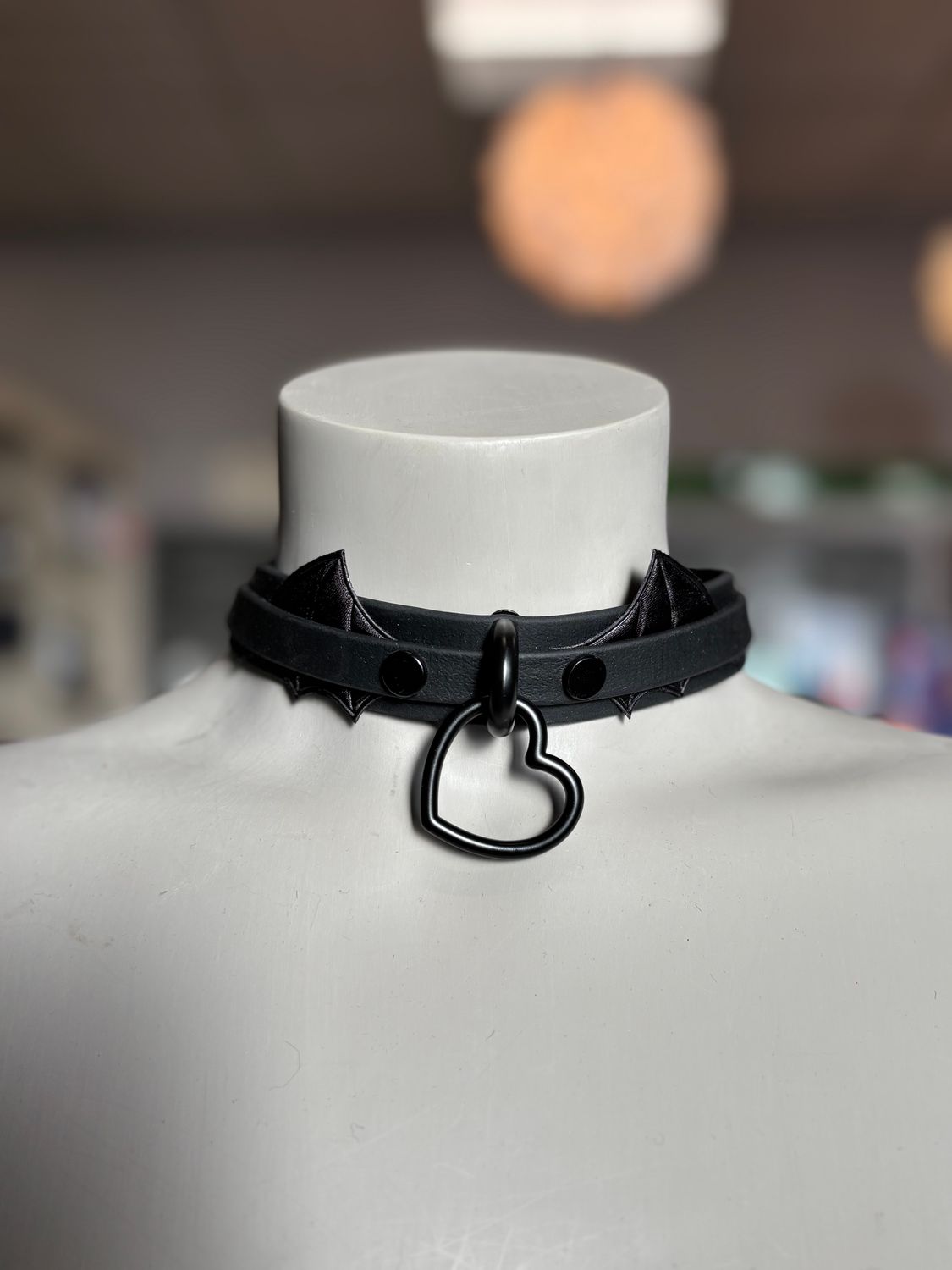 Biothane Collar Black Bat