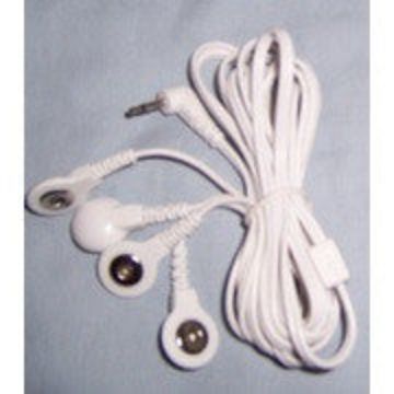 3.5mm Snap Lead Wire 4pc White