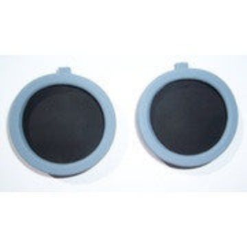 50mm Round Silicone Pads 2pc