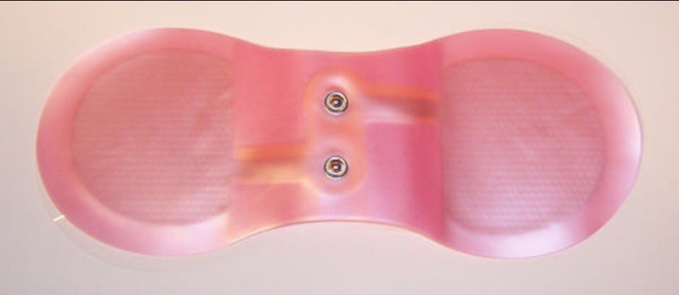 220x90mm Bipolar Back Pad Pink