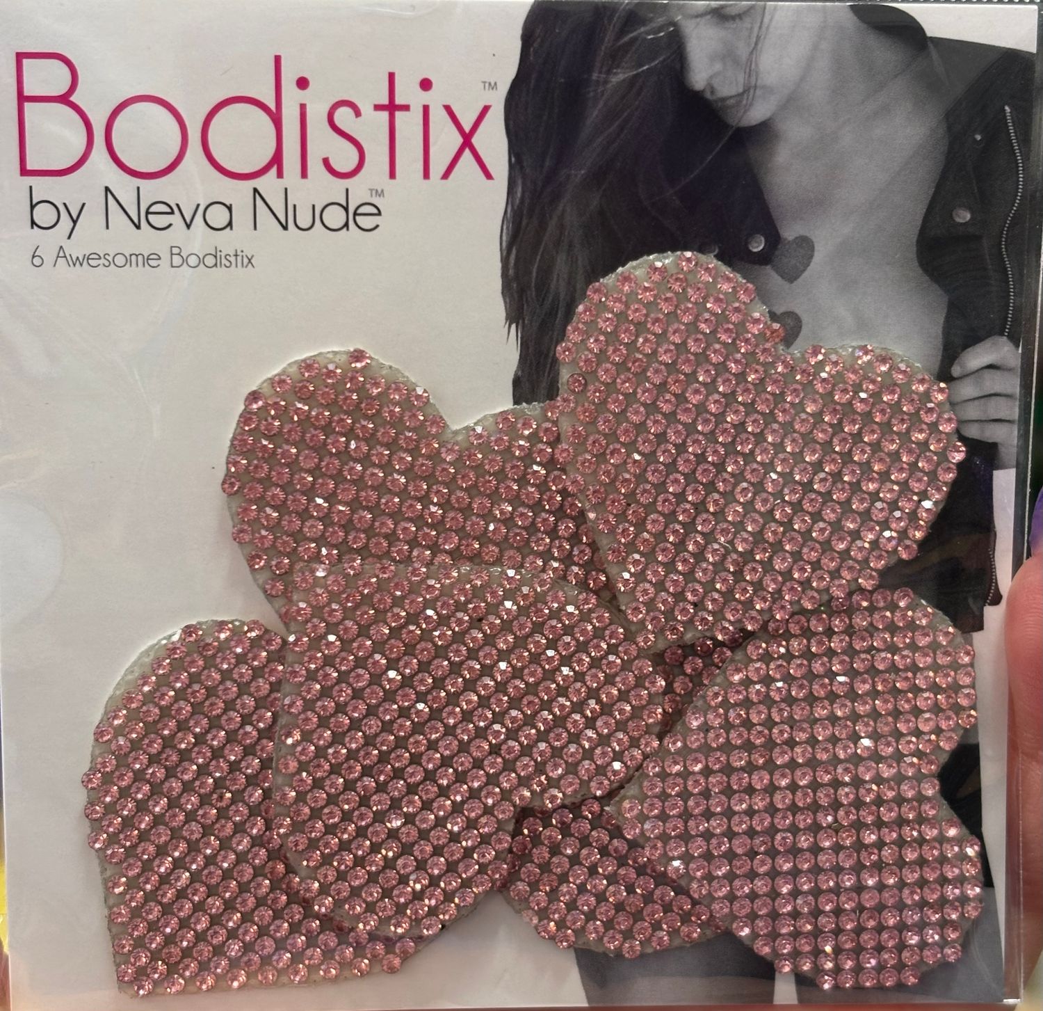 PNK-RAZ-HRT-BS Jewel Bodistix 6pc