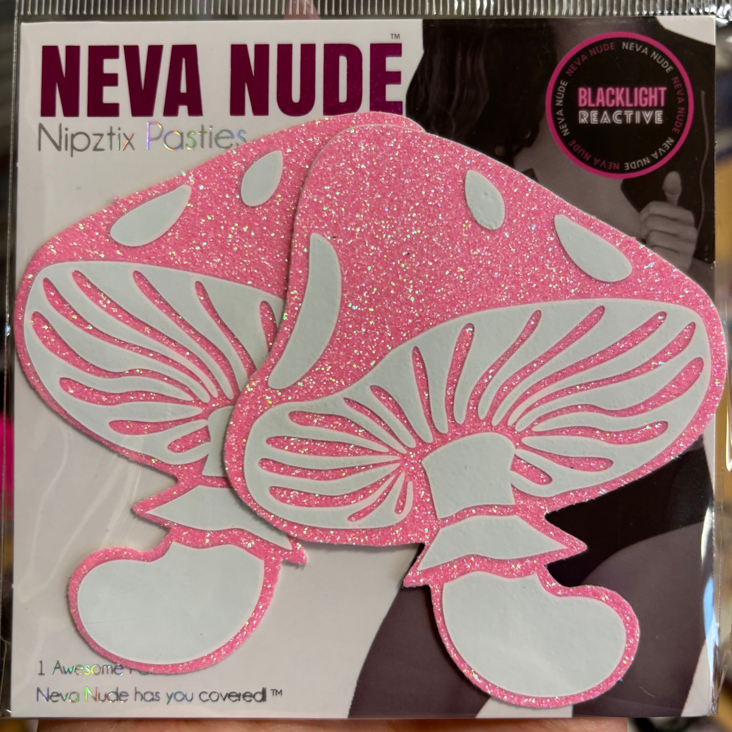 WHI-TOD-LPK Pink Toadstool Pastie