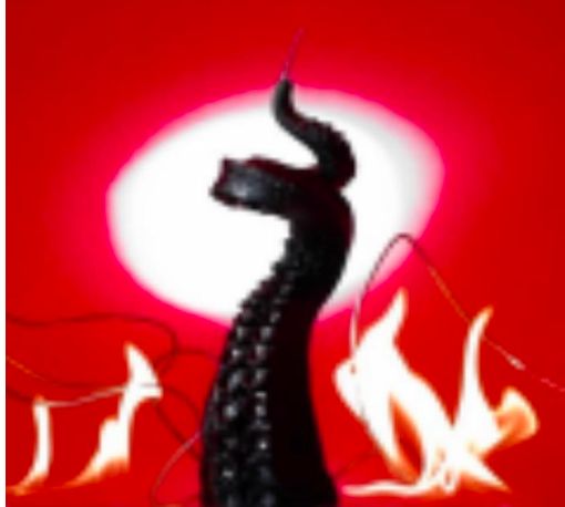 MLD-C0006 Tentacle Wax Candle Red
