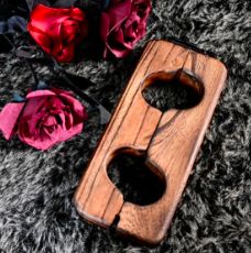 HQSM-002A Wooden Handcuffs W/ Lock Small