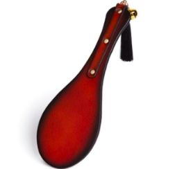 SM-YL-PW202 Leather Round Paddle Black/Red