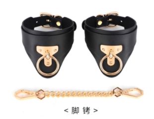 SM-YL-CF004 Leather T-Shape Anklecuffs