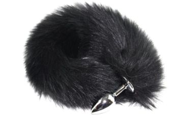 Faux Fox Tail Black