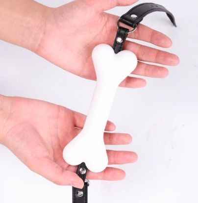 SM-GG053 Bone Gag White