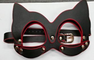 SM-YL-MK007 Owl Mask Black/Red