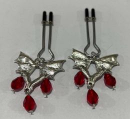 SM-YL-NC057 Silver Bat Nip Clamps