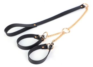 SM-YL-CF005 Leather Traction Handcuffs