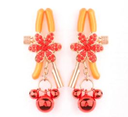 SM-YL-NC042 Red Flower/Bell Nip Clamps