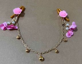 SM-YL-NC064 Pink Rose Nip Clamps