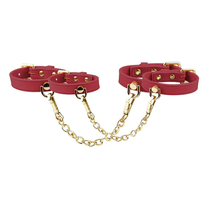 BL55528 Temptasia Ardor Wrist/Ankle Restraints Red