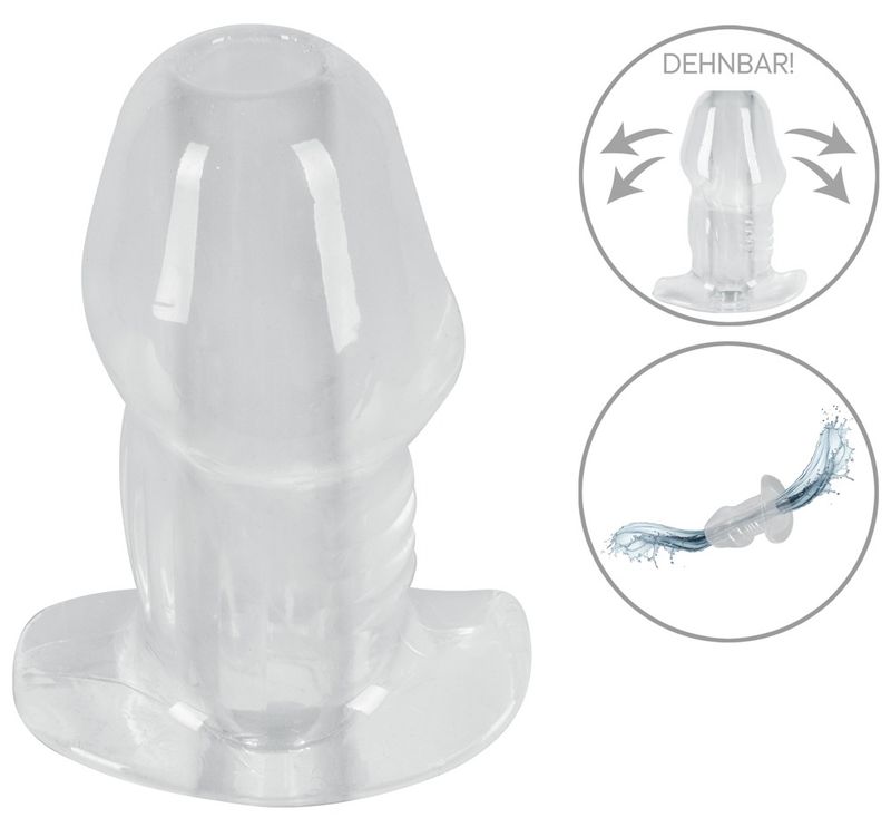 5006279 Clear Tunnel Butt Plug