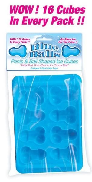 HP2219 Blue Balls Ice Cube tray