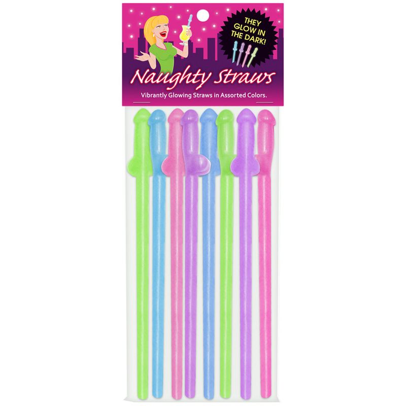 NVS97 Glowing Naughty Straws