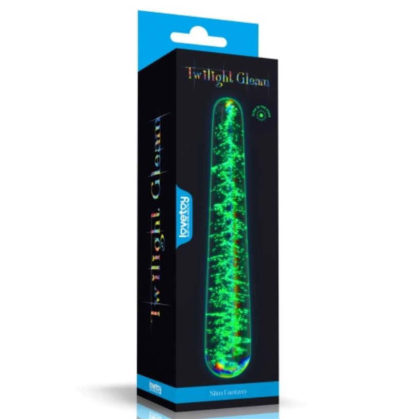 LV610001 Twilight Gleam Glass Dildo Slim