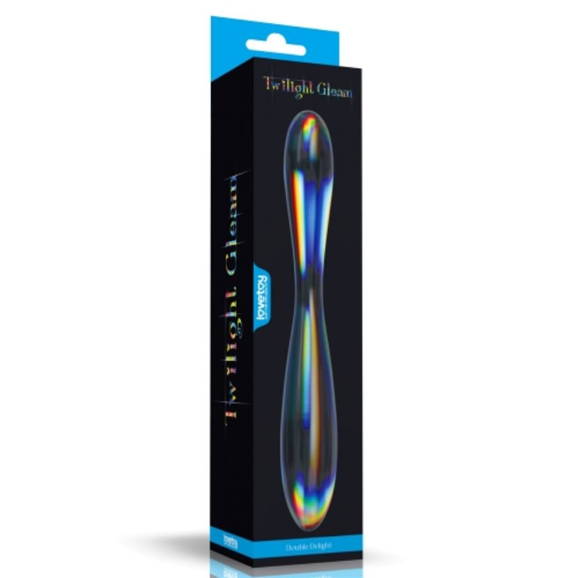 LV6100025 Twilight Gleam Glass Dildo Double Delight
