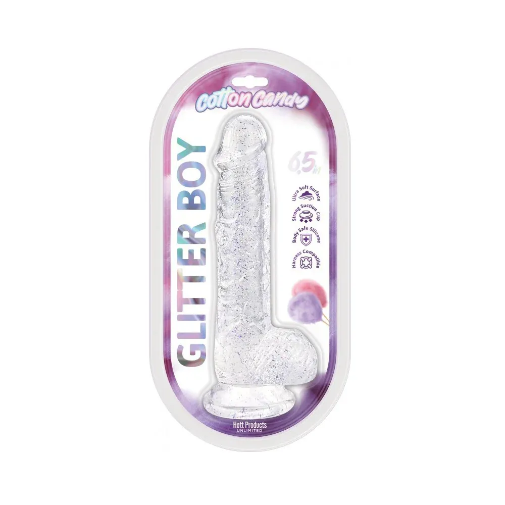 HP3790 Glitter Boy 6" Clear
