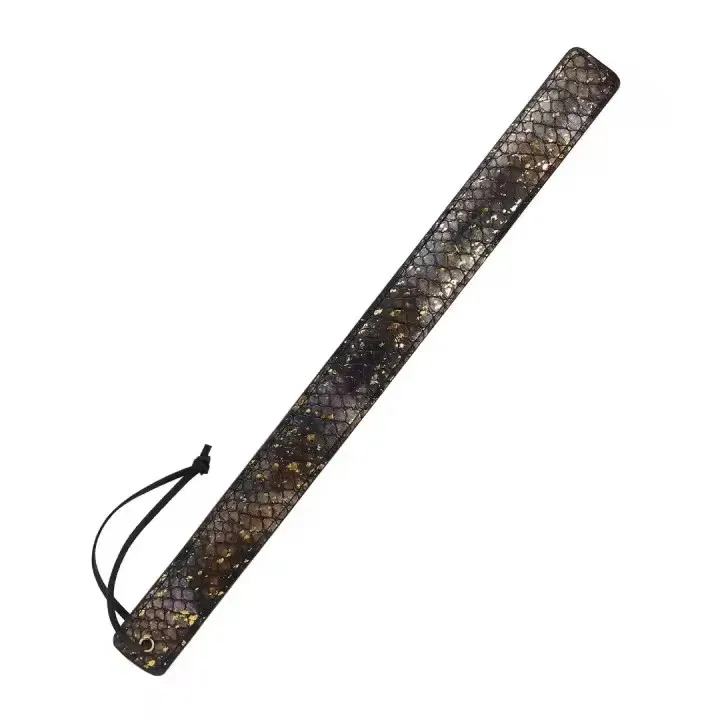 PE-4002 Snake Print Slapper Black