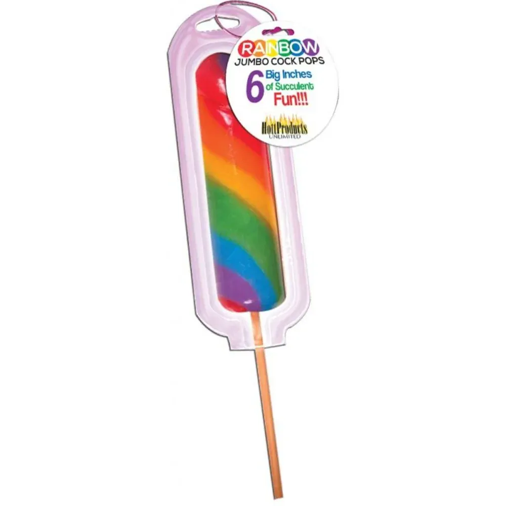 HP2481 Rainbow Jumbo Cock Pop