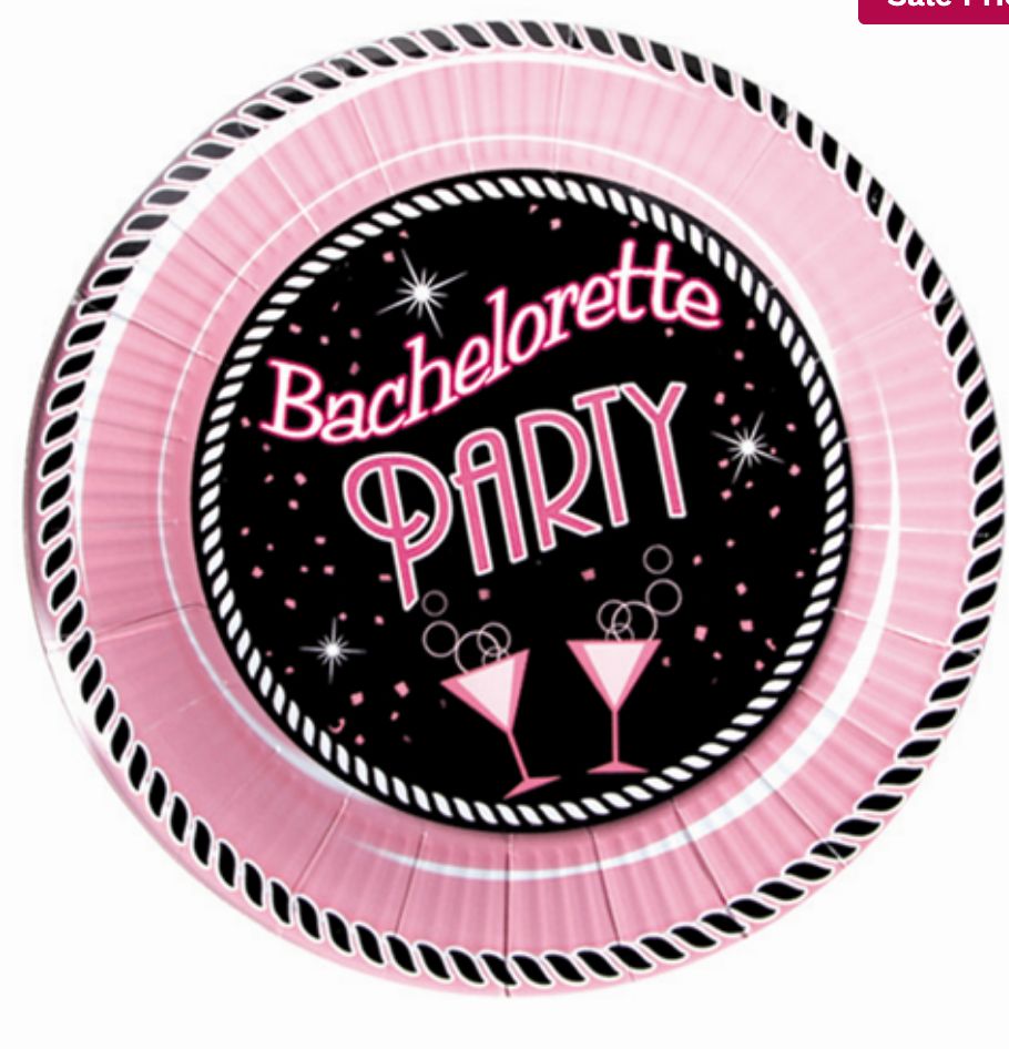 HP2212 Bachelorette Party Plate 10"