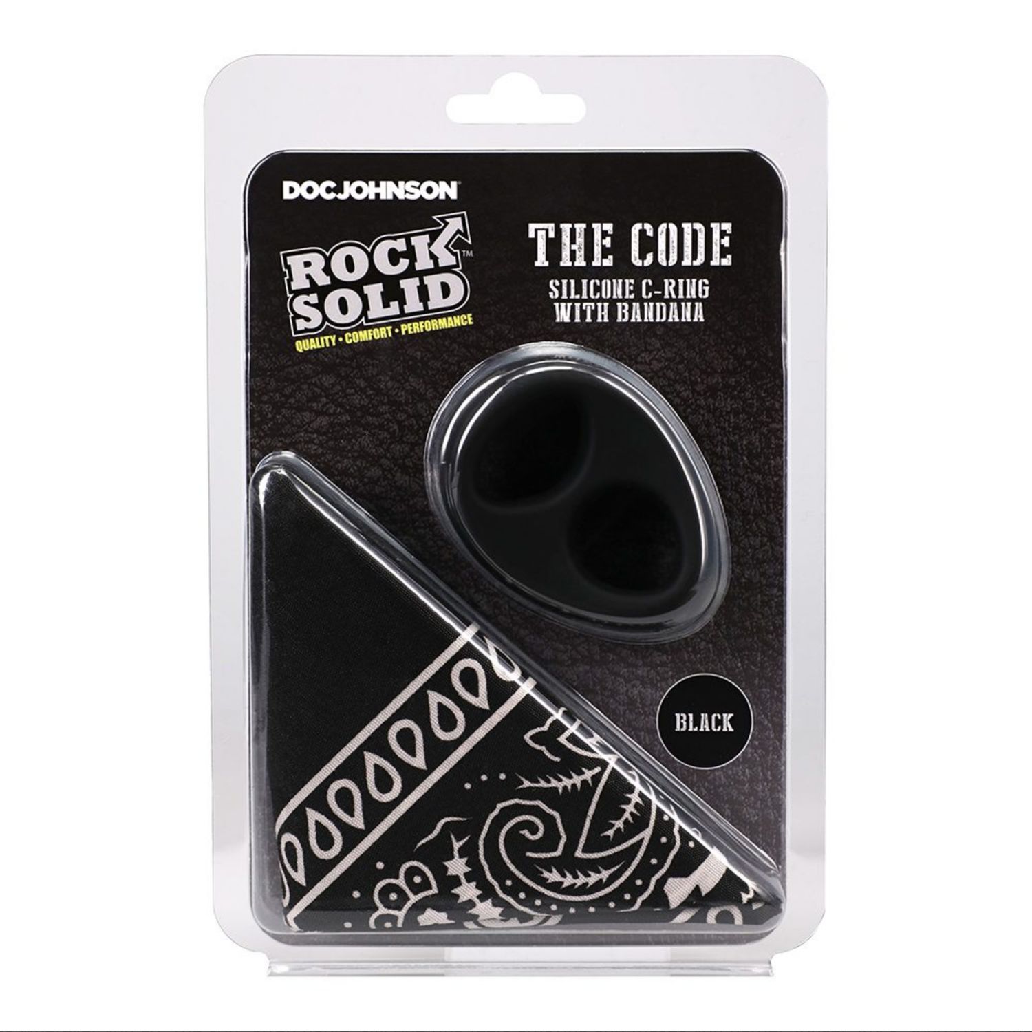 D3703-03 The Code C Ring W Bandana Black
