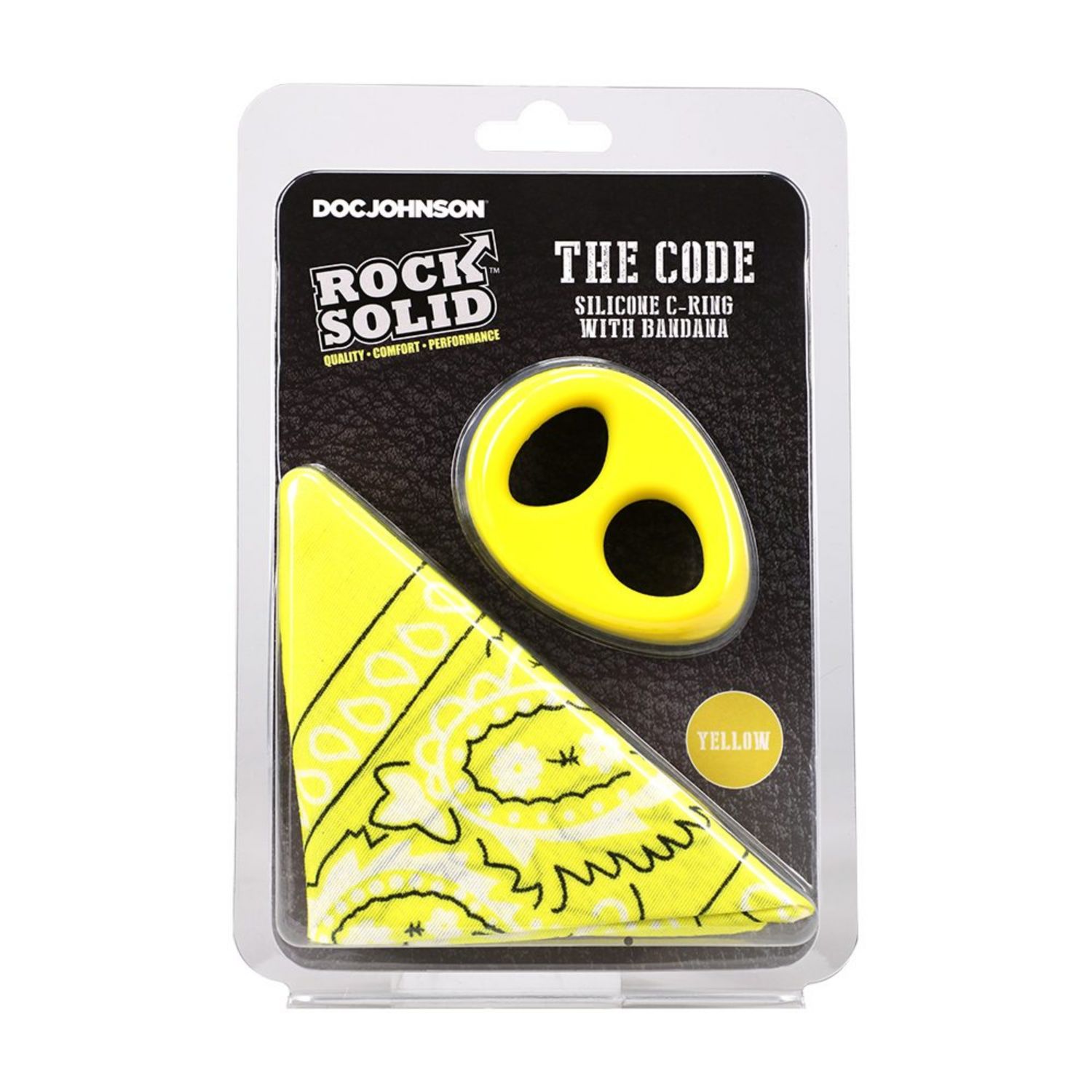 D3703-04 The Code C Ring W Bandana Yellow