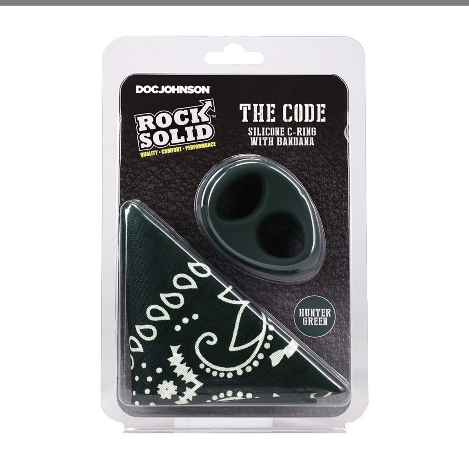 D3703-09 The Code C Ring W Bandana Hunter Green
