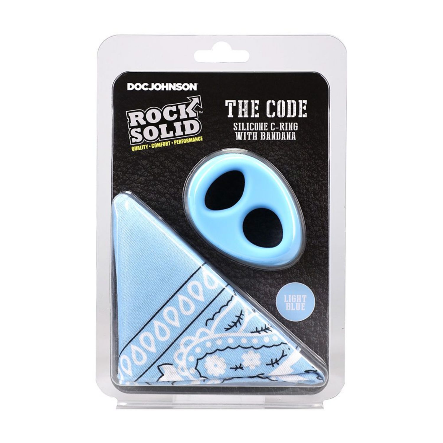 D3703-10 The Code C Ring W Bandana Light Blue