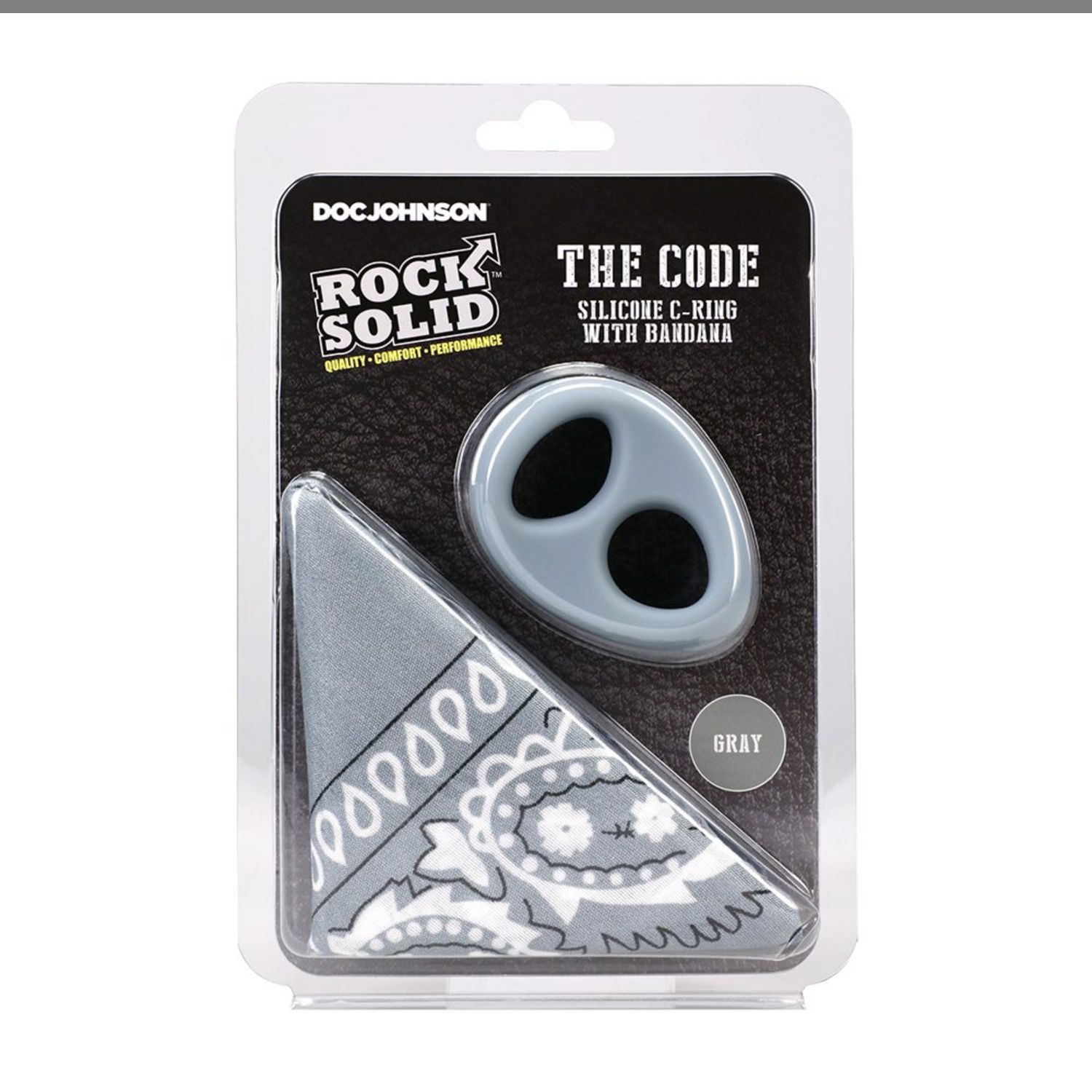D3703-05 The Code C Ring W Bandana Grey