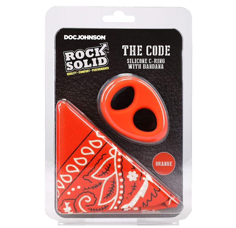 D3703-07 The Code C Ring W Bandana Orange