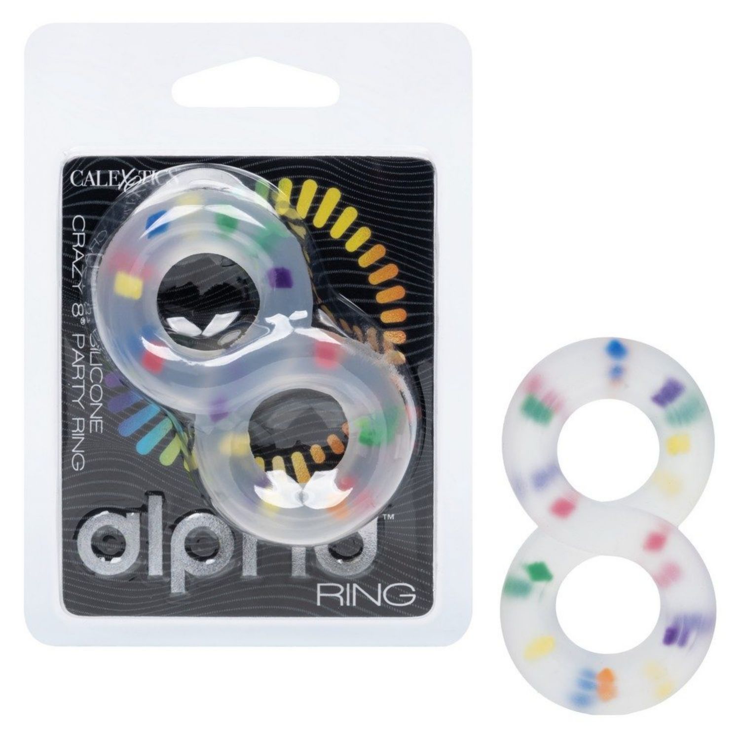 SE1491-18-2 Crazy 8 Confetti C Ring