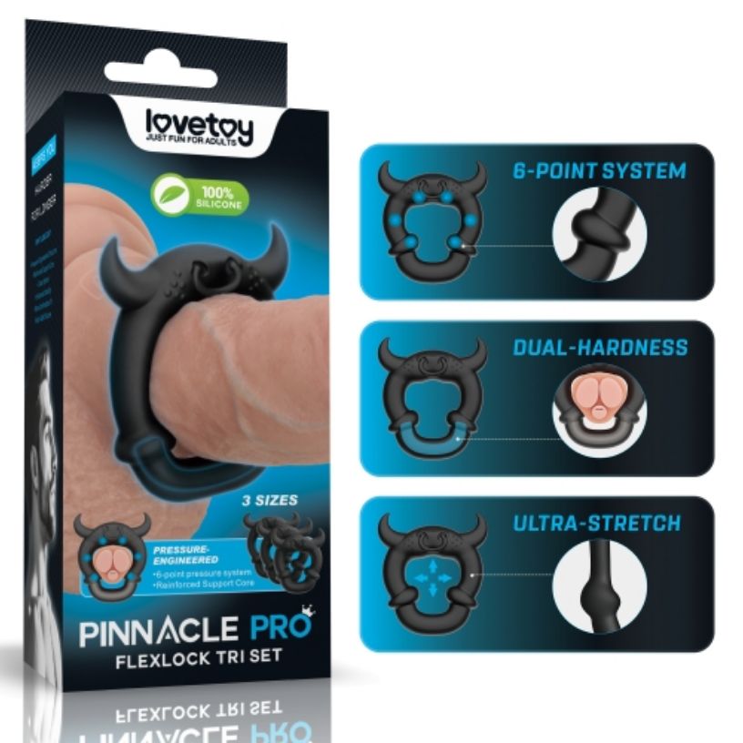 LV443003 Flexlock Bull Rings 3pc