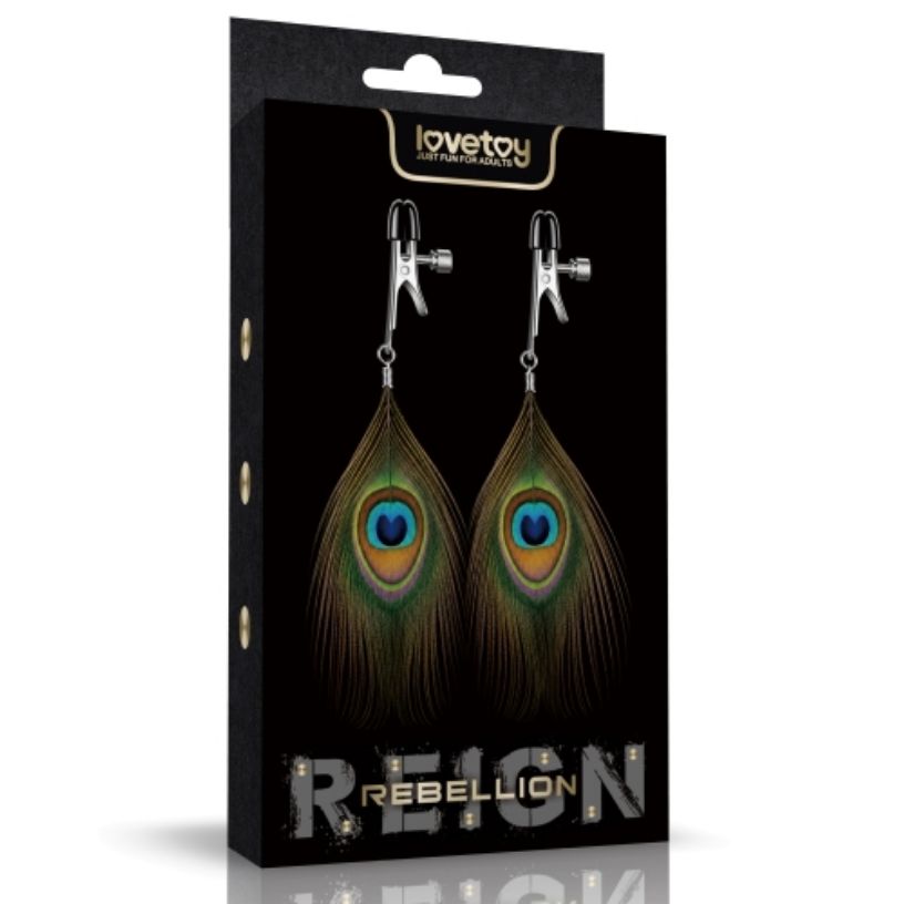 LV761011 Peacock Nipple Clamps