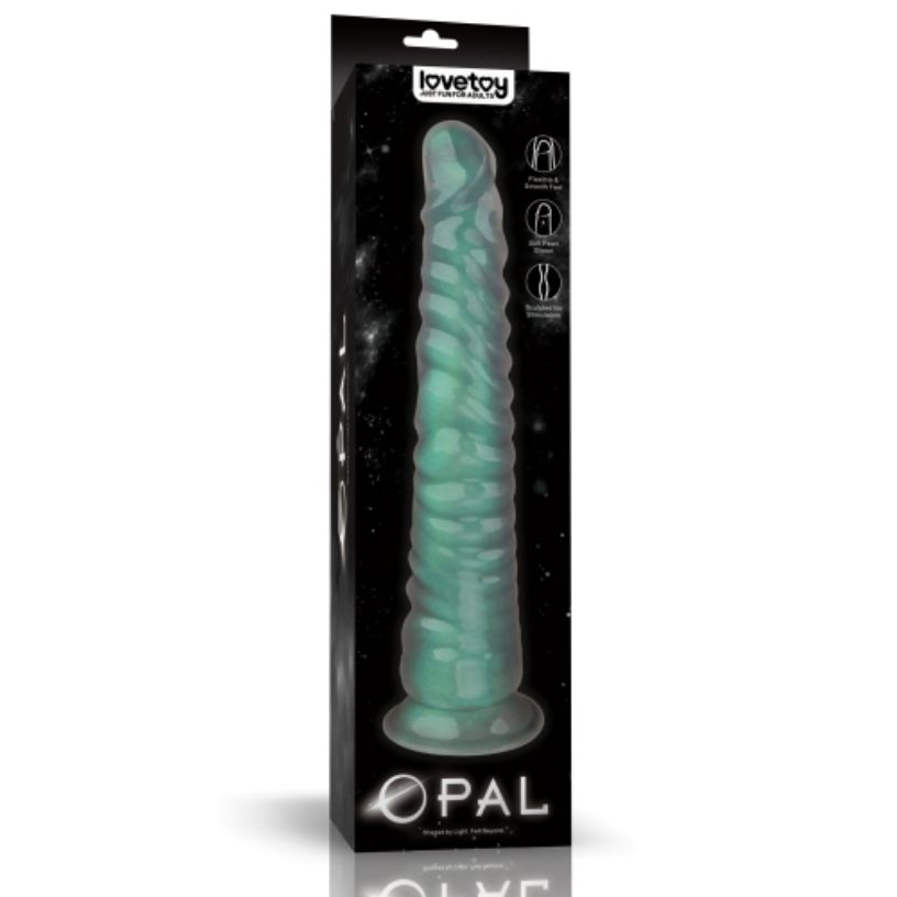 LV111034 12.5" Opal Pearl Sheen Dildo