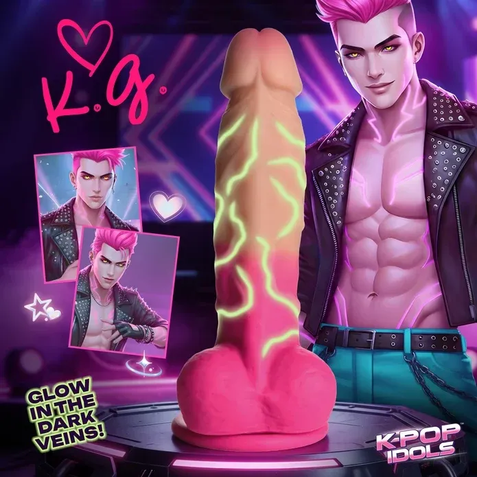 XRAI008 K.G. Silicone Dildo with Balls