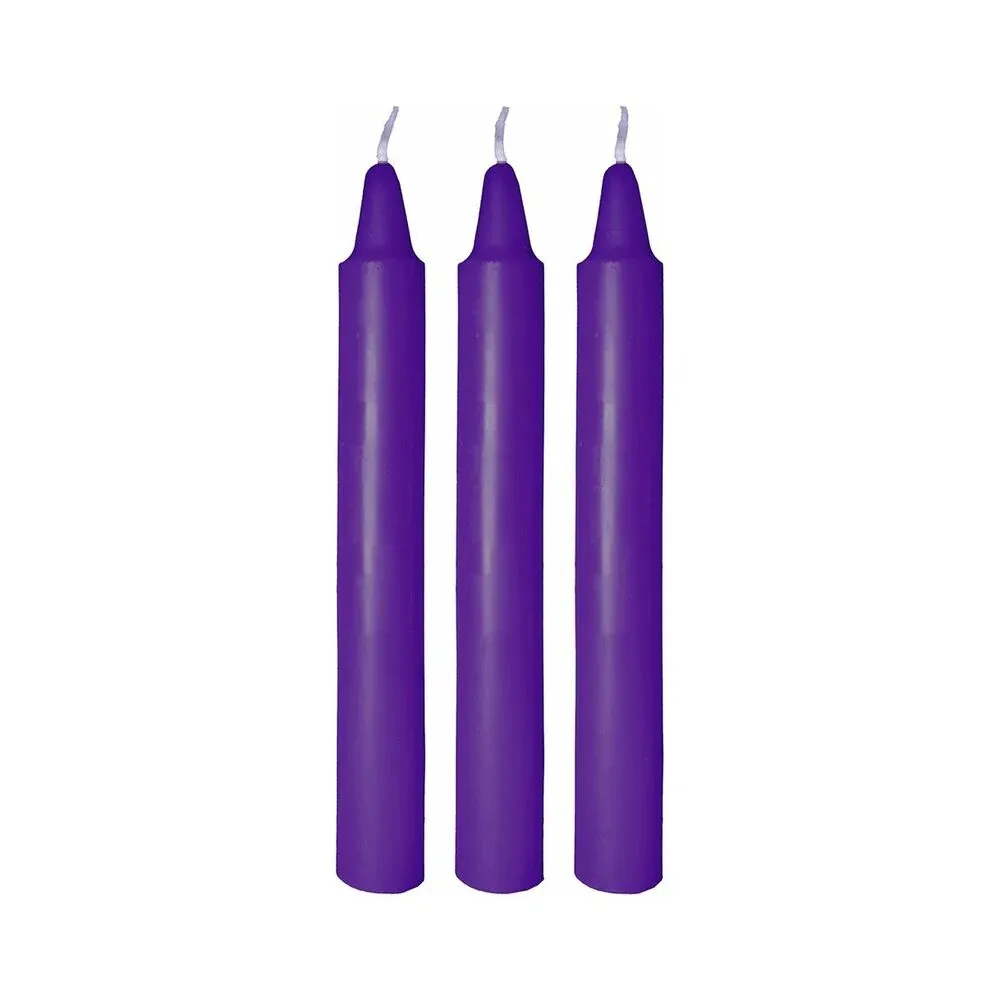 96076 Me You Us Drip Candles Purple